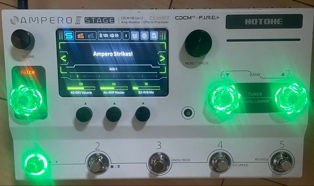 HOTONE AMPERO II STAGE マルチエフェクター　アンプモデラー