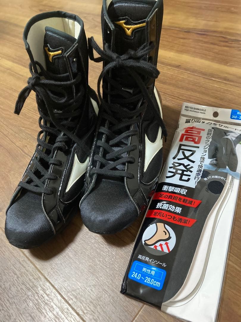 kkkさま専用Mizuno ボクシングシューズ 28.0cm インソール付き
