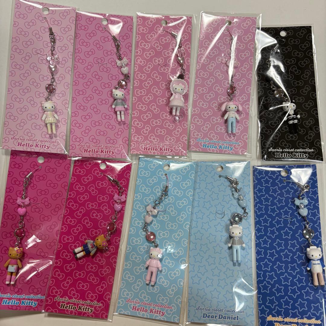 サンリオ ハローキティ ダニエル クローゼットコレクション ストラップ コンプ