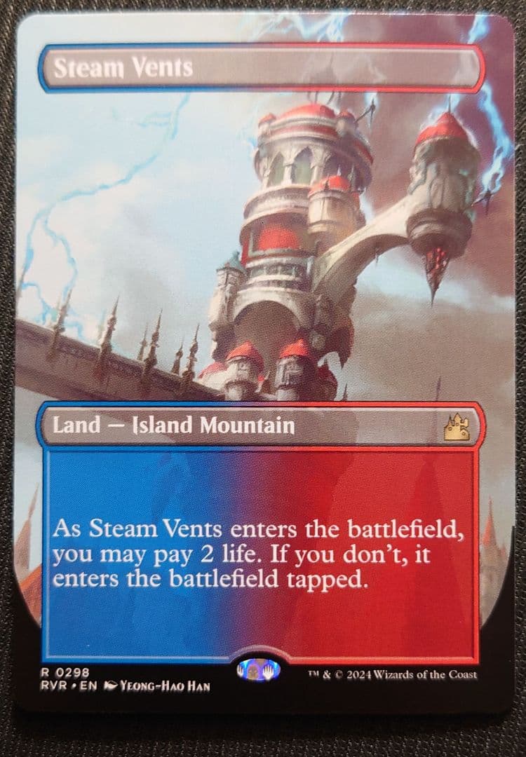 mtg 超稀少 ボーダーレス 英語版 蒸気孔 rvr