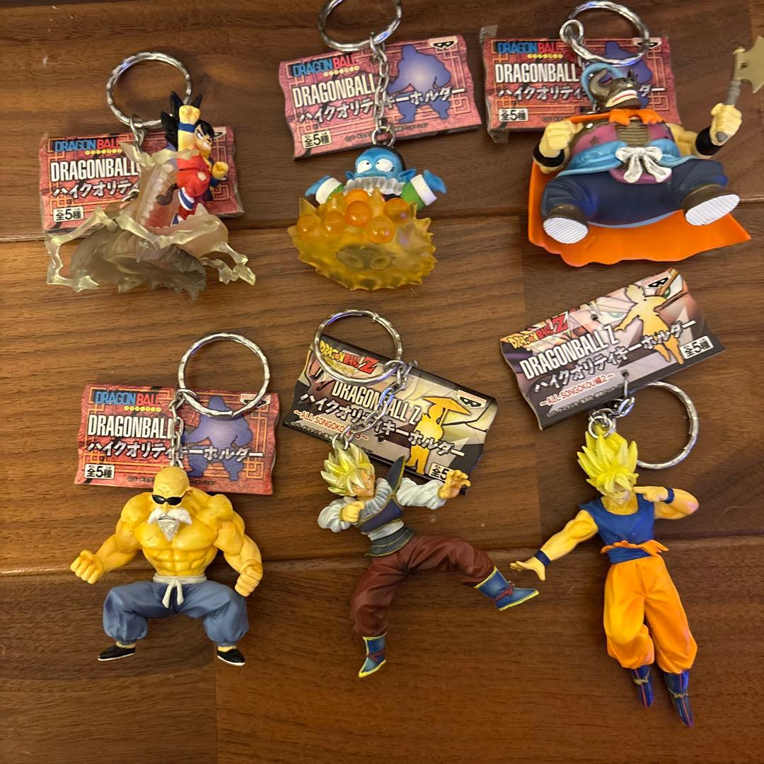 全8種【タグ付き】 ドラゴンボール ハイクオリティキーホルダー 6種類まとめ売り