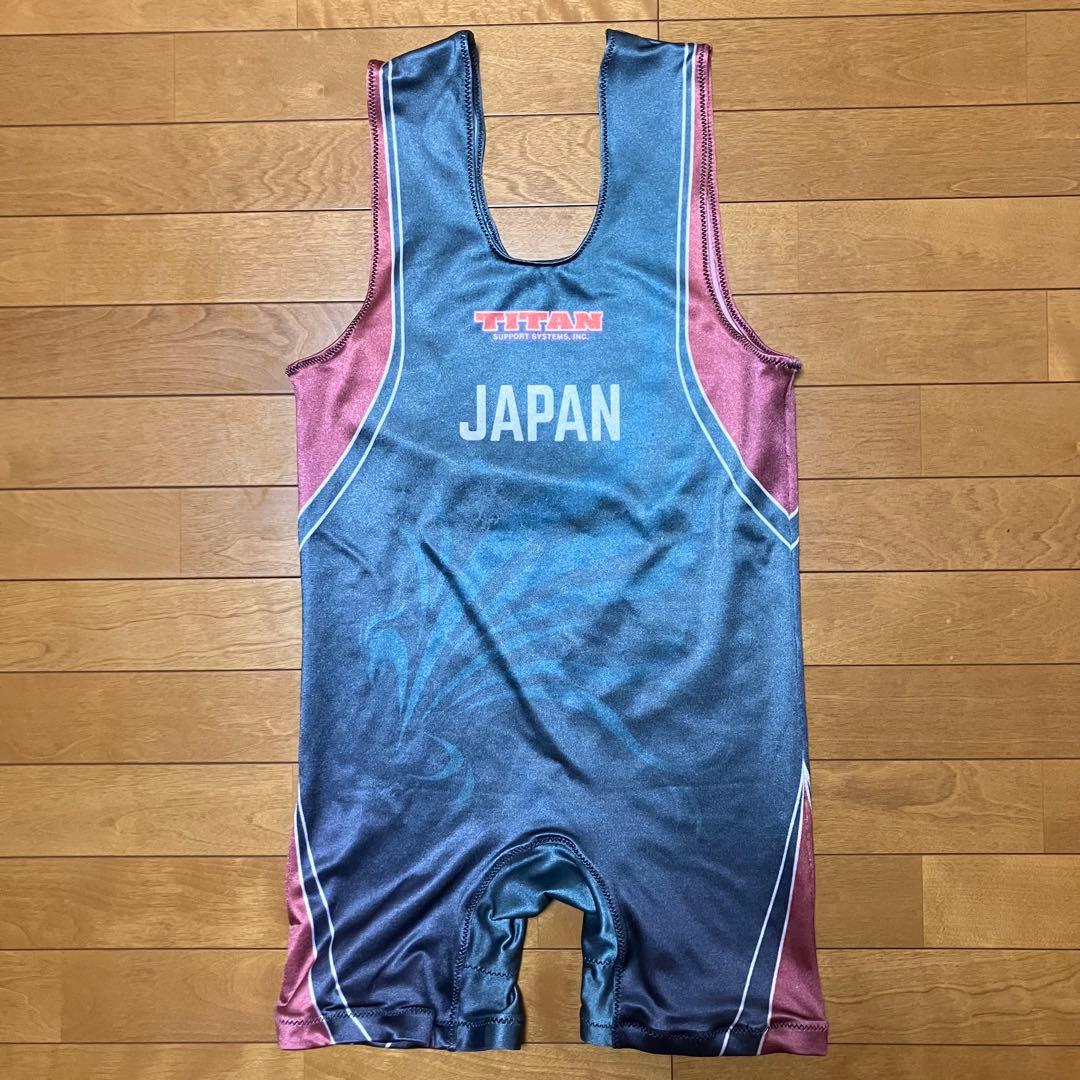 TITANトライアムファ シングレットLサイズJAPAN タイタン IPF公認