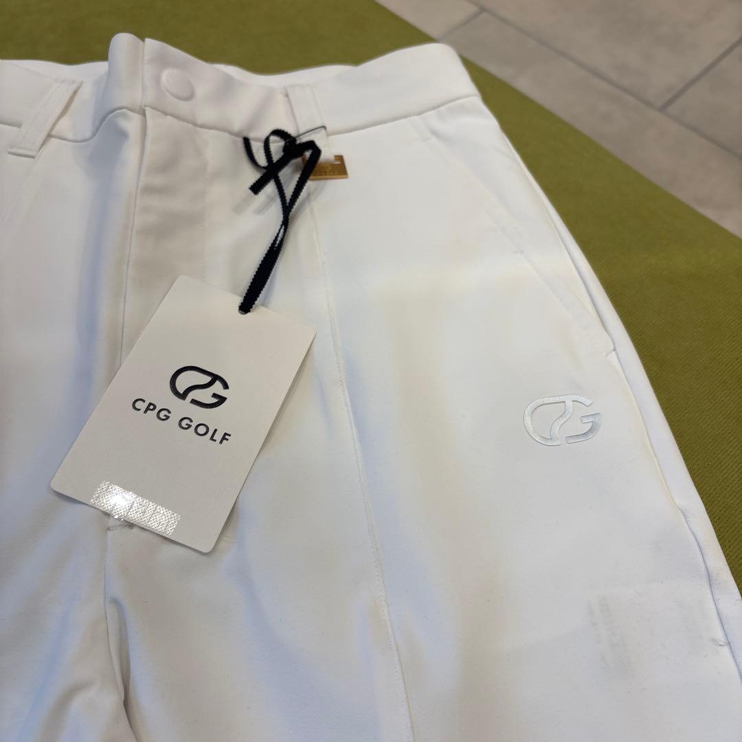 CPG GOLF レディース ゴルフパンツ ホワイト2