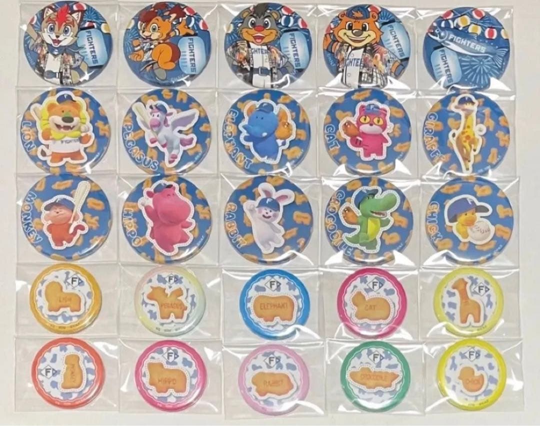 日本ハムファイターズ 缶バッジ セット売り