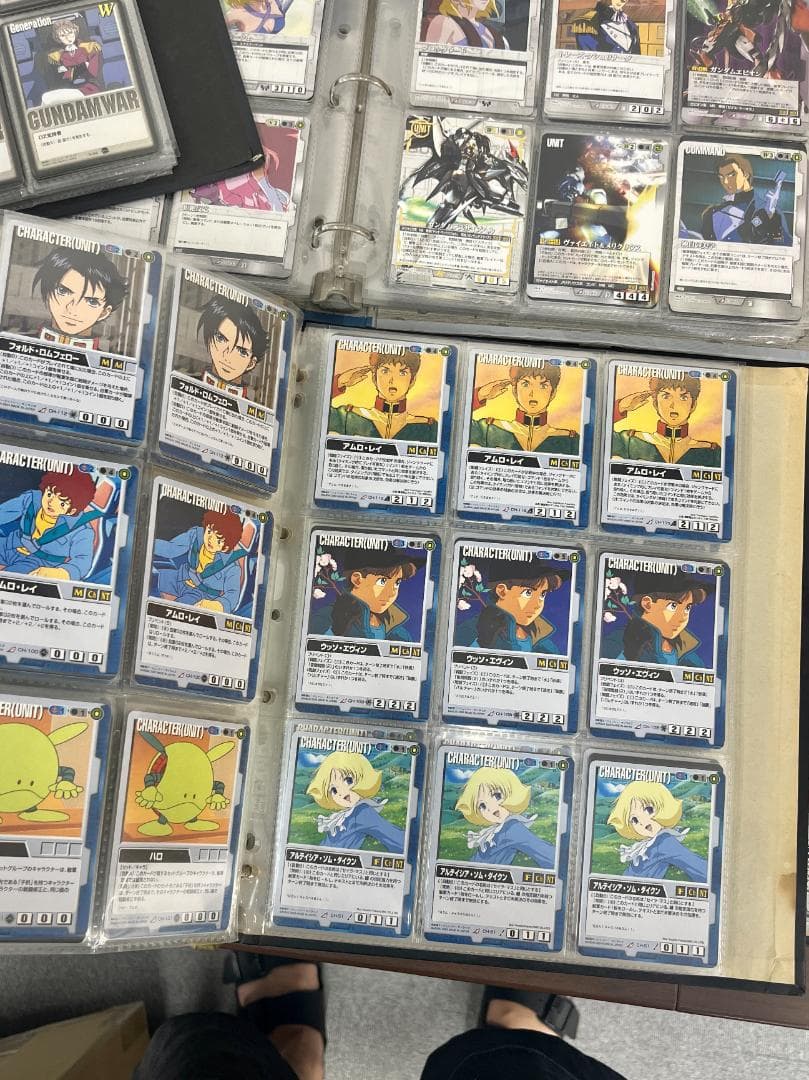ゆ*り様 ガンダムウォー 大量セット まとめ バインダー 7冊 ID531099