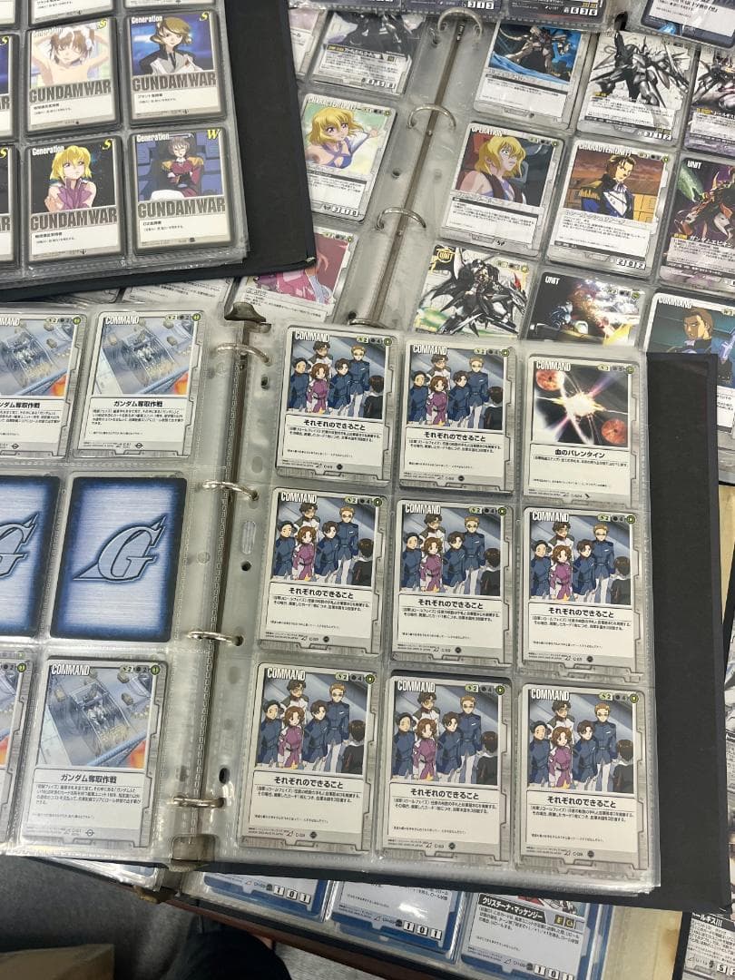 ゆ*り様 ガンダムウォー 大量セット まとめ バインダー 7冊 ID531099