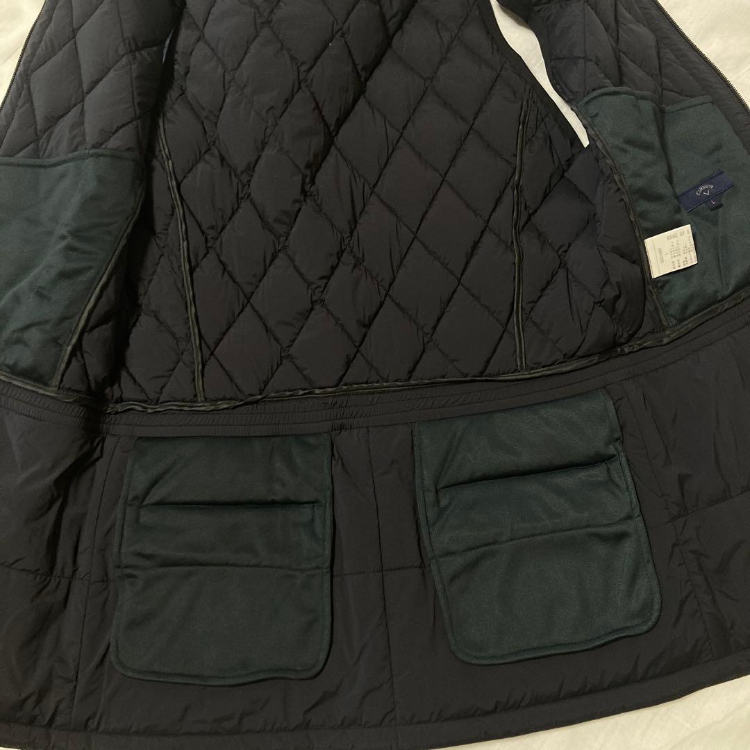 新品未使用　タグ付　callaway ダウンベスト　ロング丈　Size L