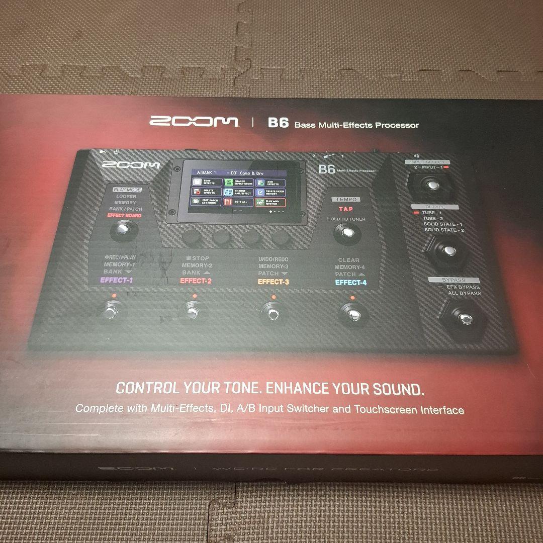【美品/完動品】ZOOM ベースマルチエフェクター B6