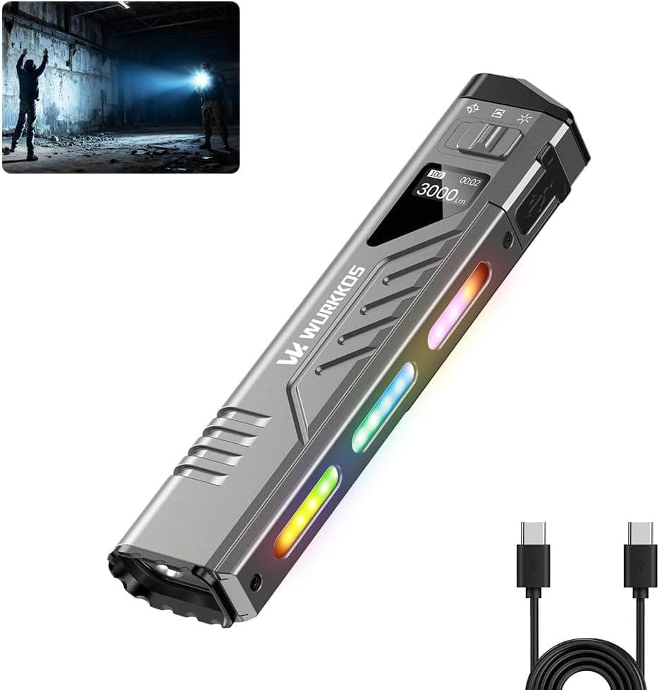 Wurkkos TD11 LED フラッシュライト タクティカル　3000lm
