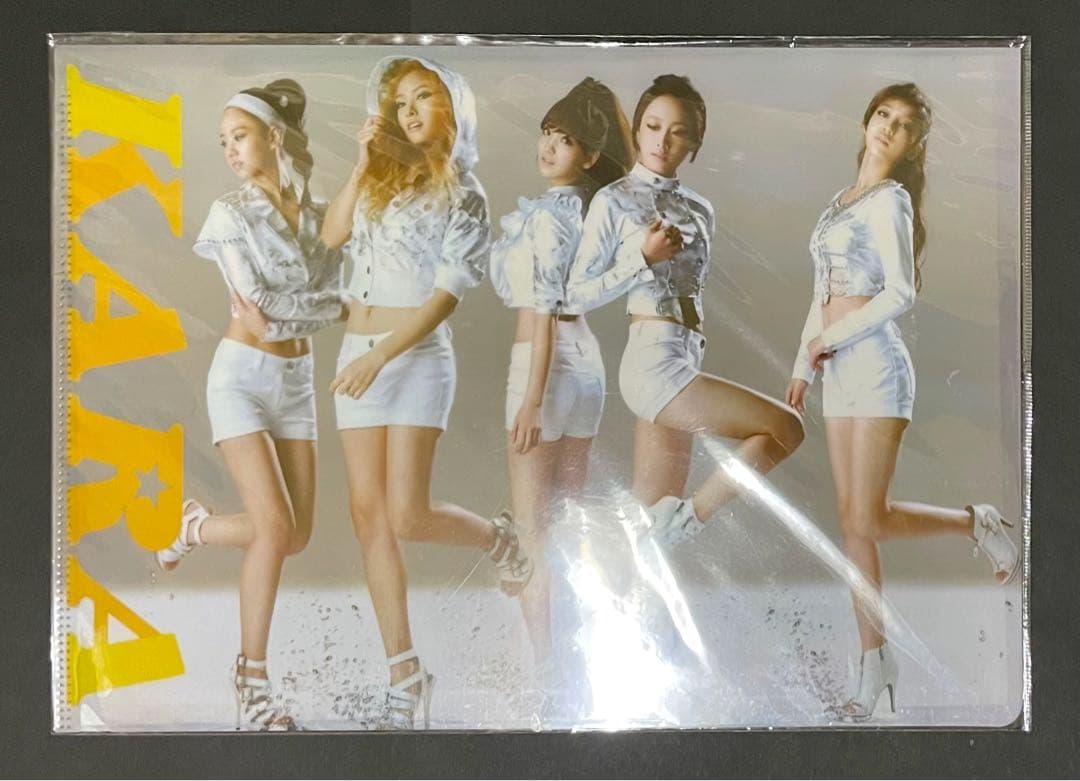 KARA ミスタージャンピン2010年・複製サイン入りクリアファイル新品未開封品