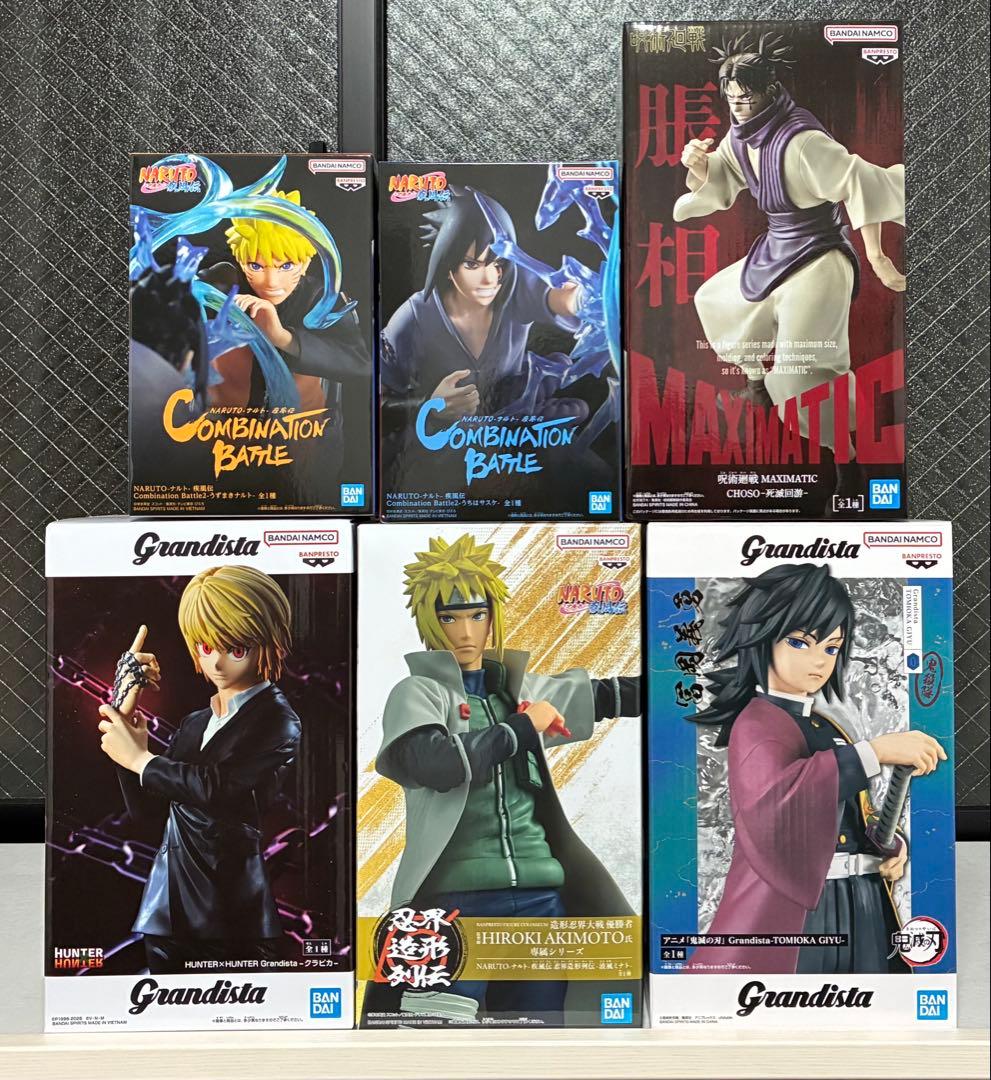 【 人気アニメフィギュア 6種６個セット 】まとめ売り@@%#〒