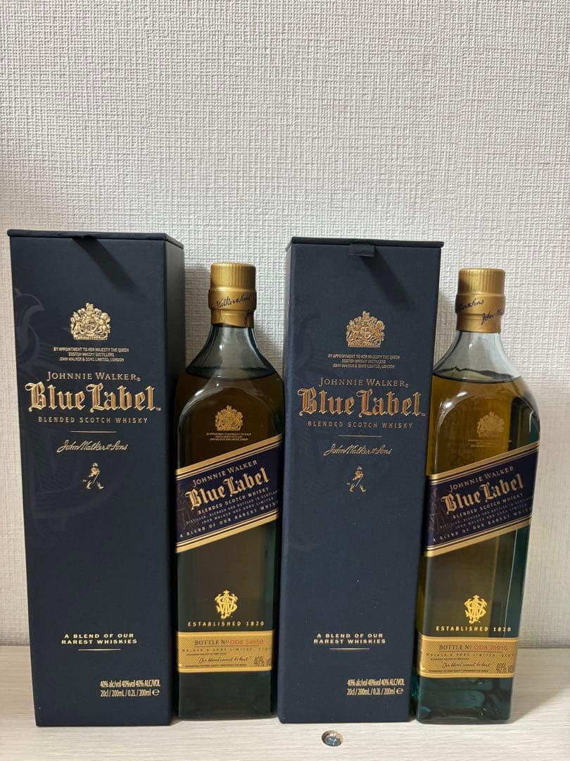 ジョニーウォーカー ブルーラベル 200ml 2本セット