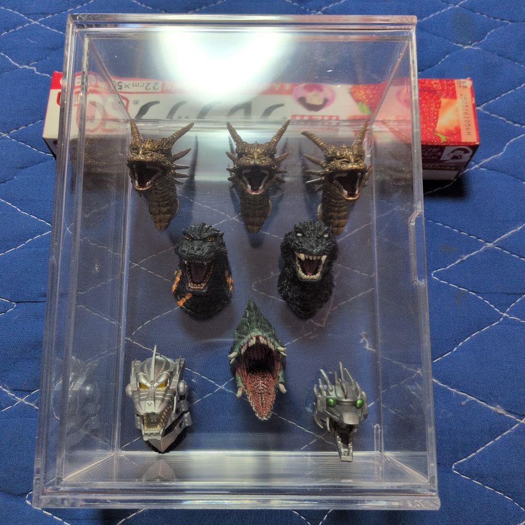 一番くじ ゴジラ大怪獣列伝 モンスターヘッドマグネット 全6種