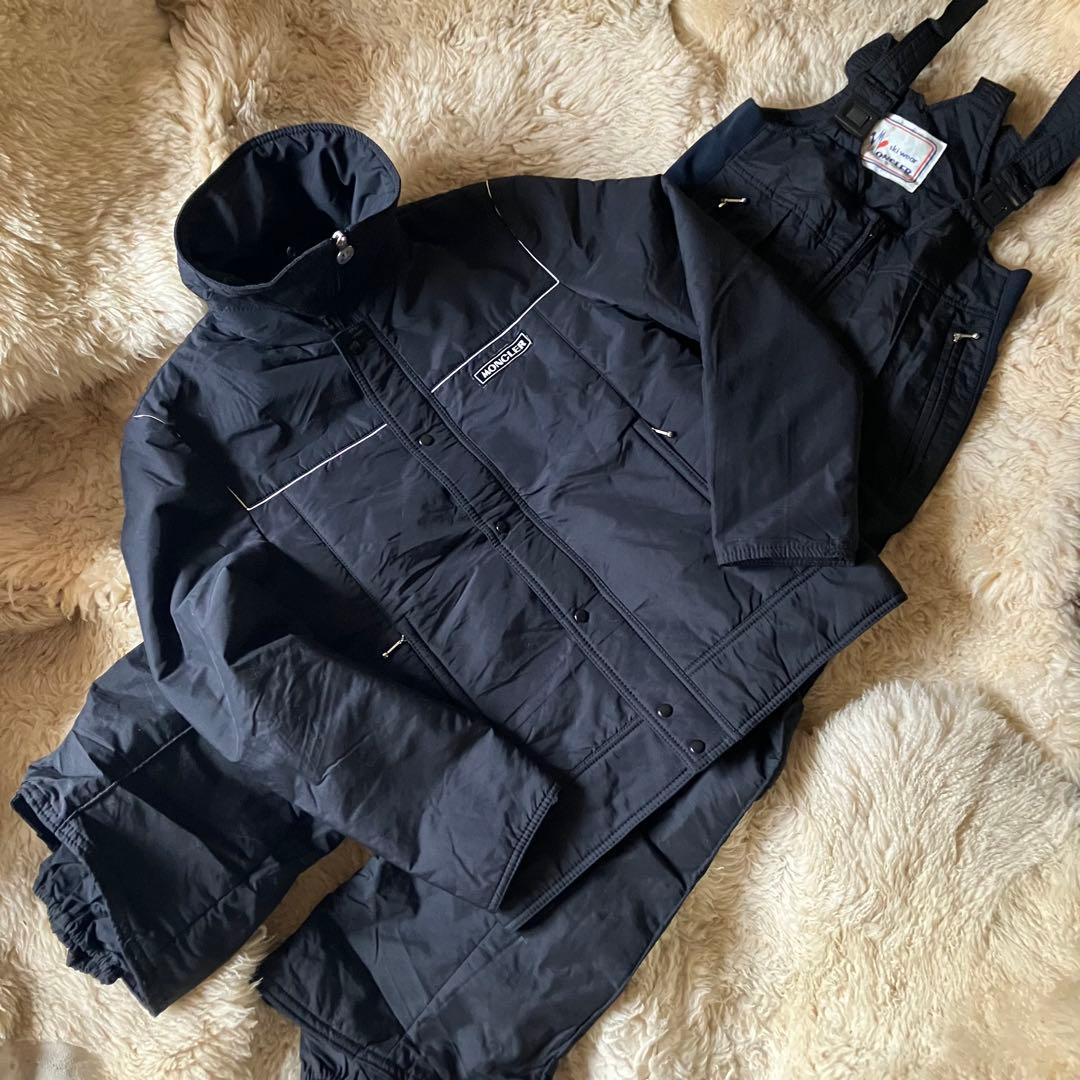 80s archive moncler asicsスキーウェア上下 ヴィンテージ