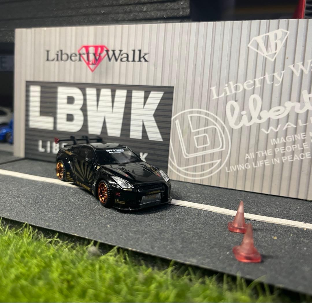 miniGT No.5 1/64 LB ブラック　カッパーホイール 開封品