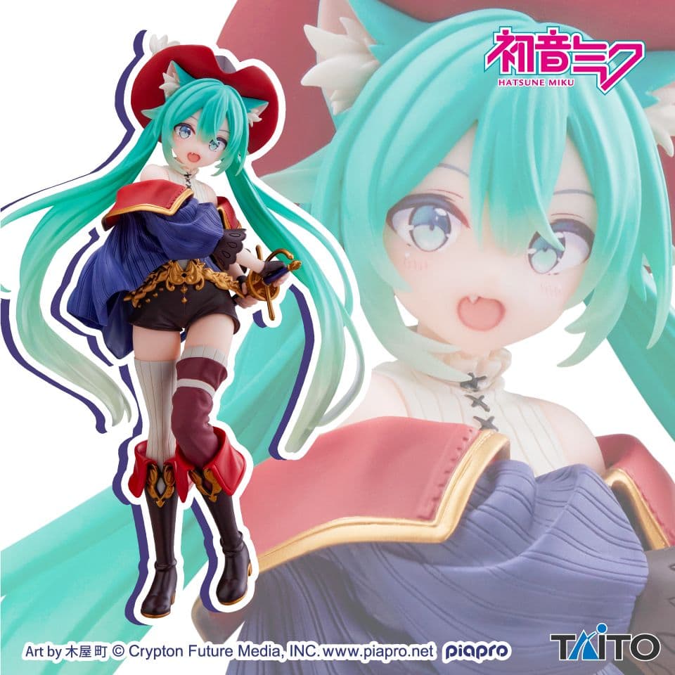 【計10体】初音ミク Wonderland フィギュア 長靴をはいた猫