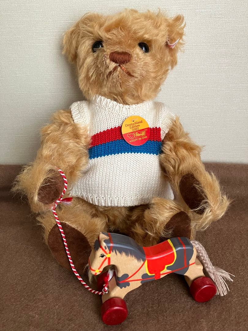 Steiff シュタイフ　テディベア　ウィズ木馬