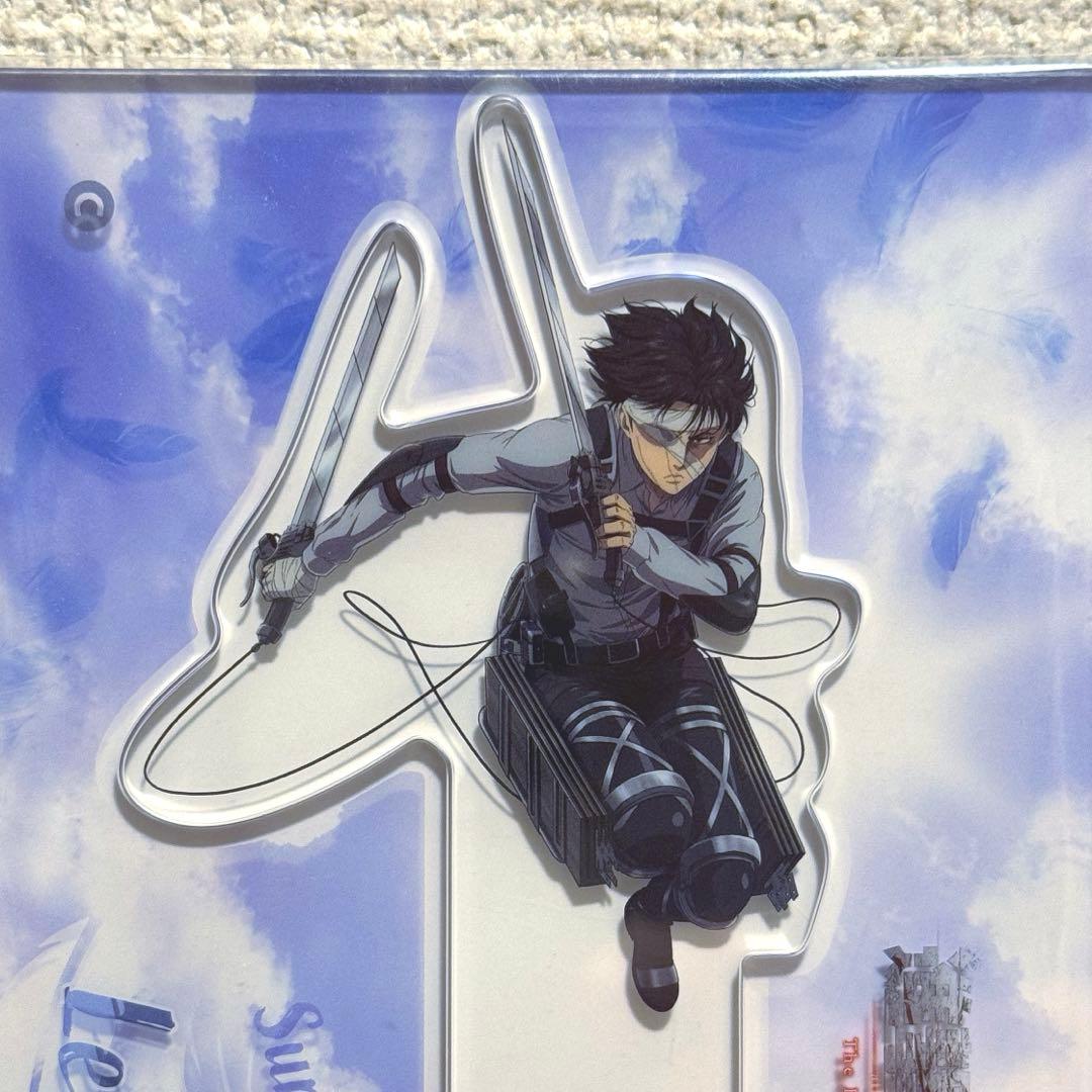 進撃の巨人 リヴァイ 立体組み立て式 アクリルキャラクタープレート 当選 正規品