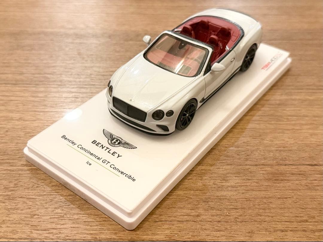 中古品 希少！1/43 TSMモデル ベントレー コンチネンタルGT ホワイト