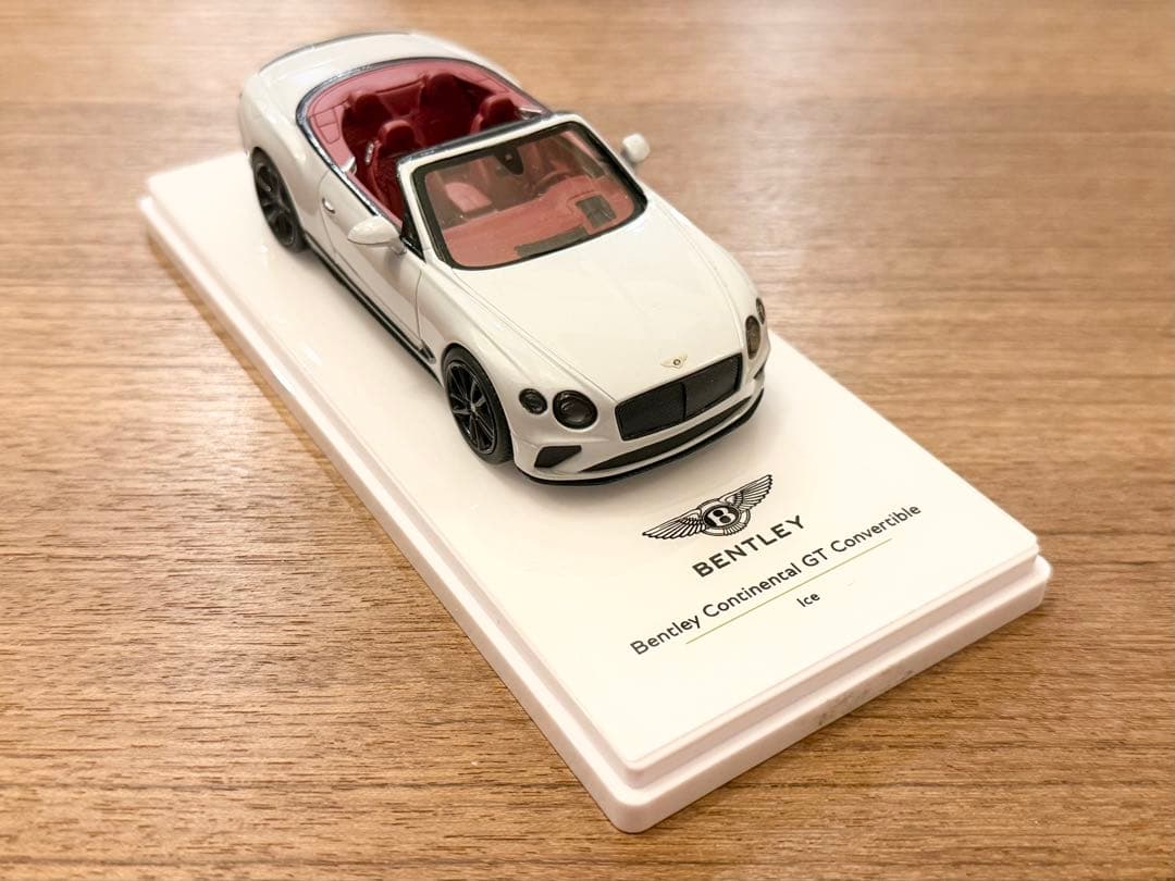 中古品 希少！1/43 TSMモデル ベントレー コンチネンタルGT ホワイト
