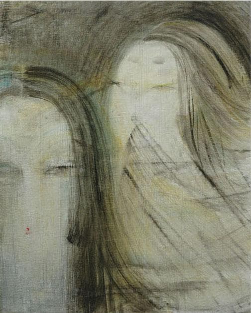油絵 絵 絵画 インテリア 油絵 F6-050413 人物 女性像