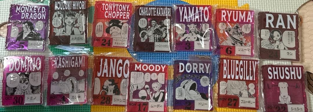 ONE PIECE BASE SHOP くじ　アクリルブロック