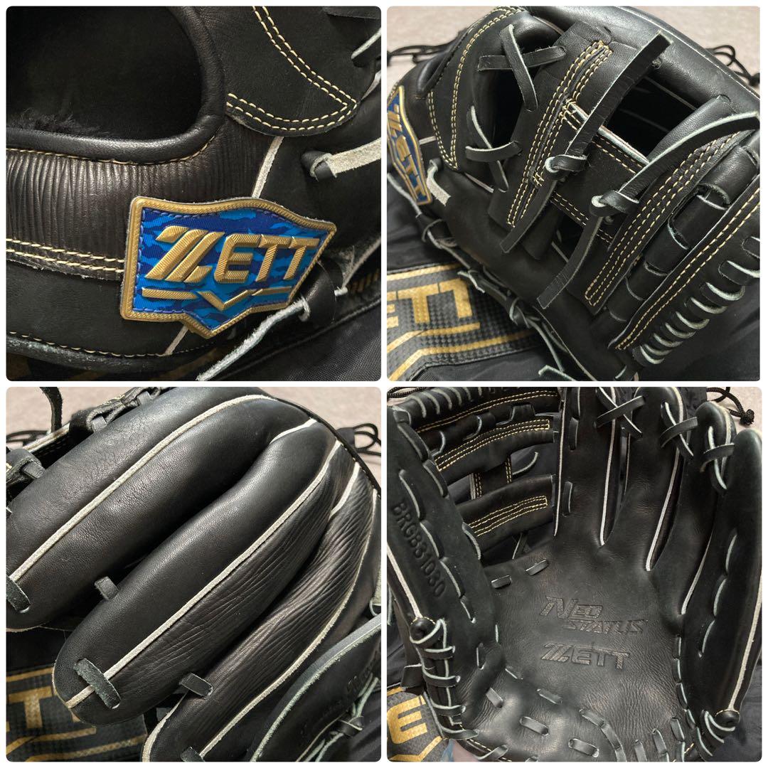 ZETT ネオステイタス 一般 大人用 軟式 野球 グローブ グラブ 状態良好品