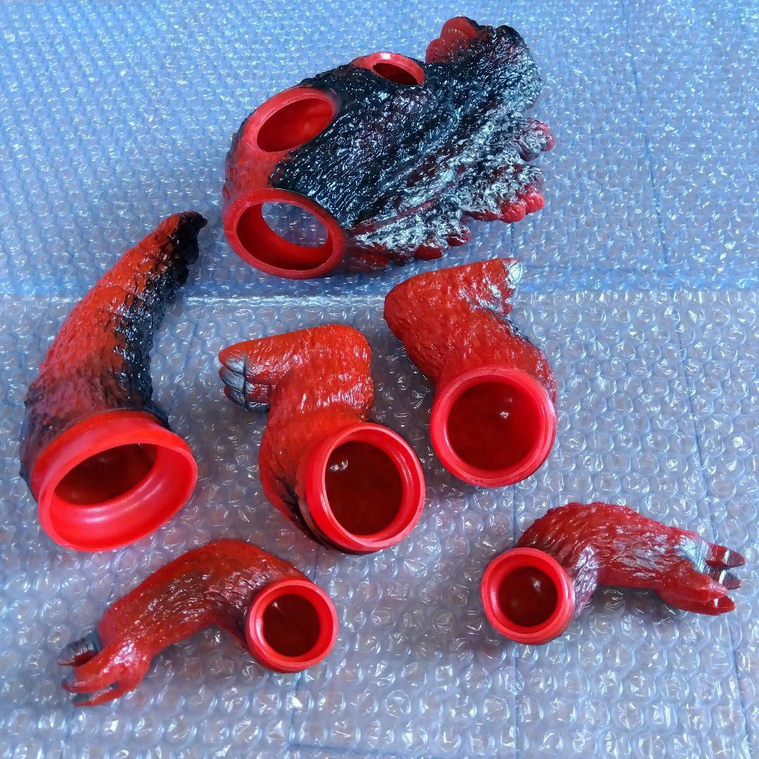 ポピー　グレートザウルスシリーズ　ゴジラ　ソフビ　当時物　マルサン　ブルマァク