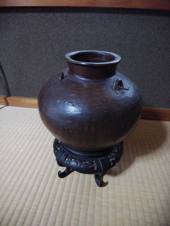 花瓶 古丹波焼