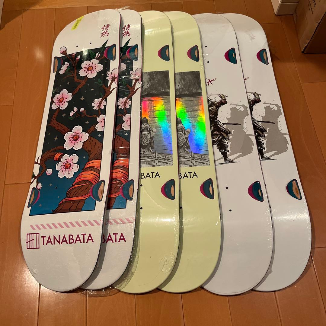 TANABATA スケートボードデッキ 6枚セット