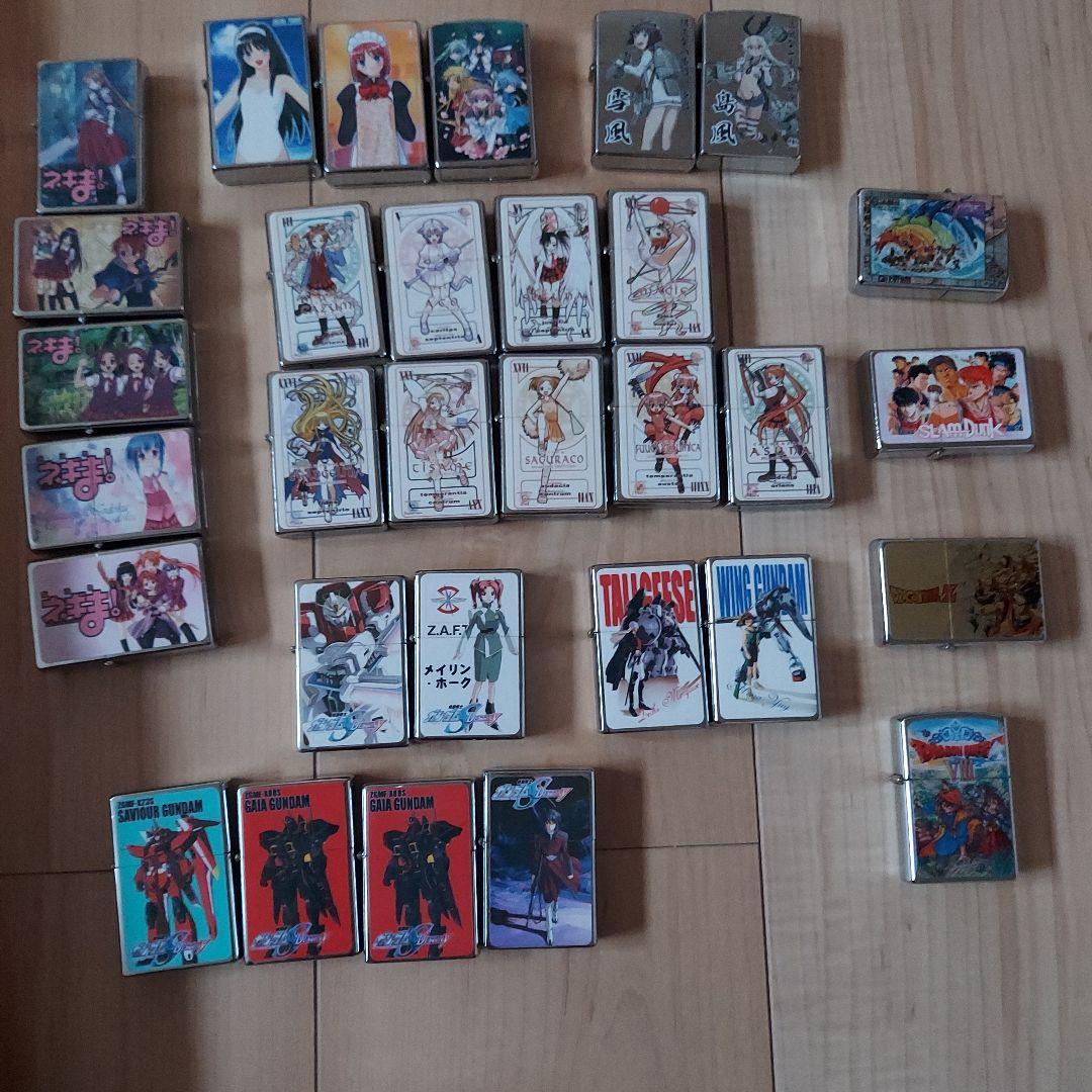 アニメキャラクターオイルライターまとめ売り
