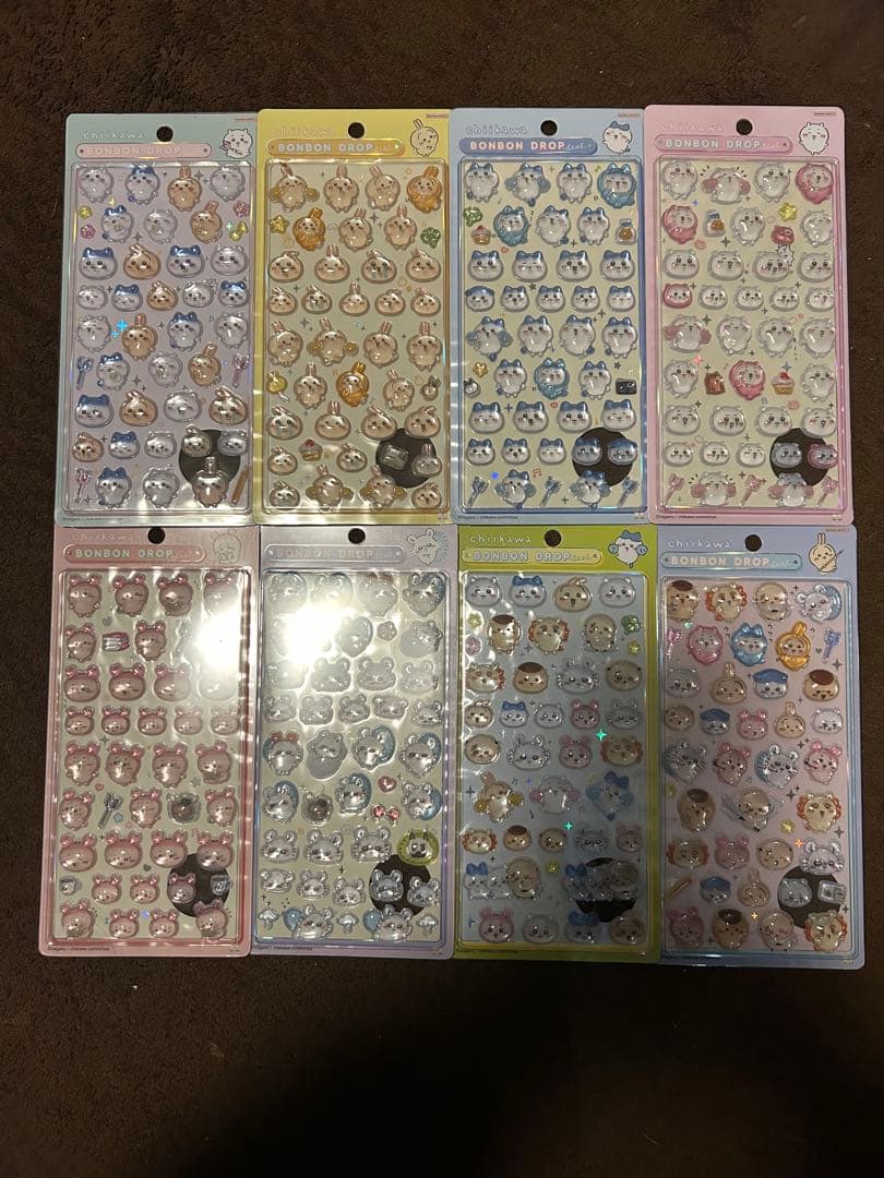 ちいかわ ボンボンドロップシール 8シートセット