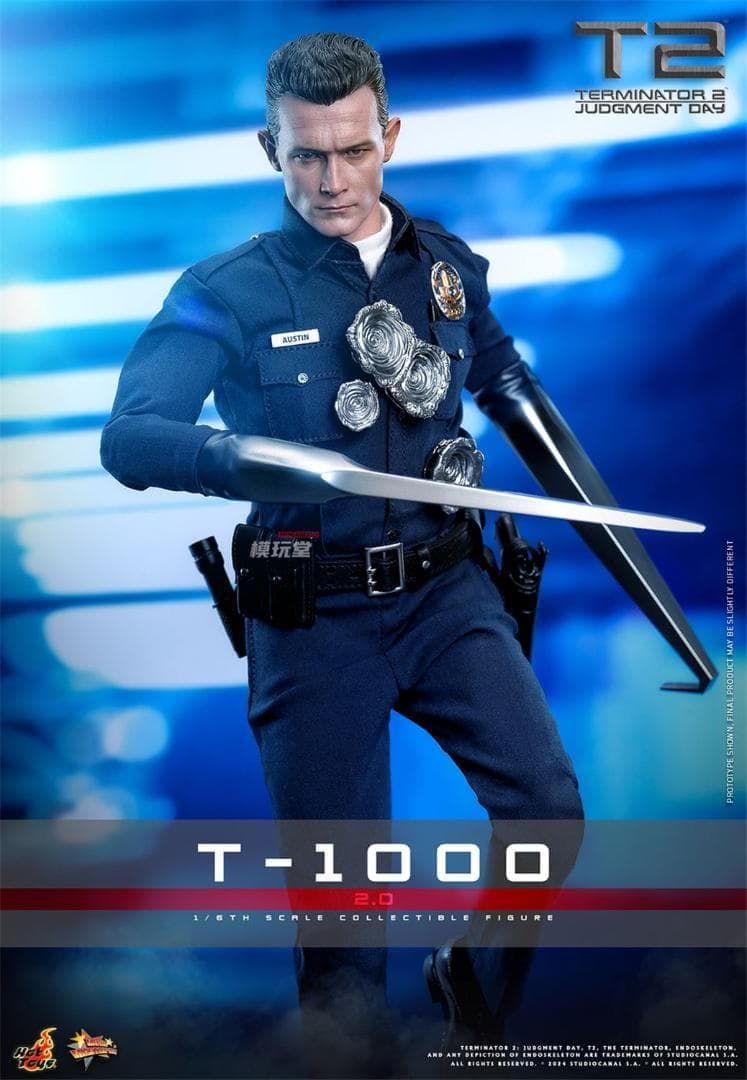 ホットトイズ 1/6 ターミネーター 2 T-1000 2.0版 MMS774