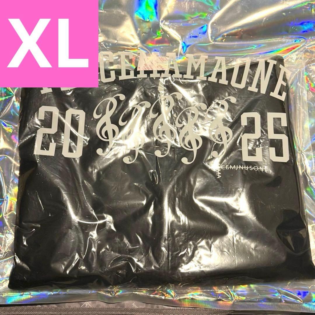 PEACEMINUSONE MAMA ジップアップフーディー ブラック XL