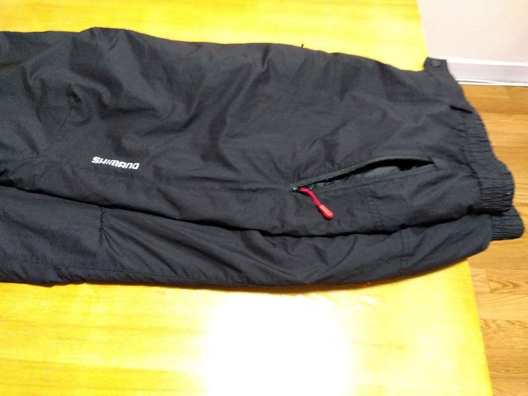 シマノ　防寒着　パンツ　防寒中着　ブラック　2XL 　防寒対策パンツ