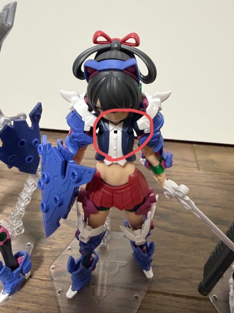 メガミデバイス　ナイト、ガンナー、タンク（素体のみナイト武装）　ジャンク