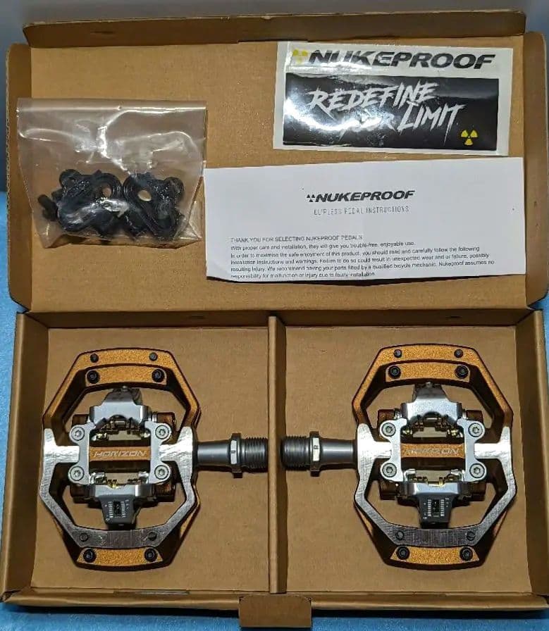 (SPD)nukeproof horizon CS ビンディングペダル カッパー