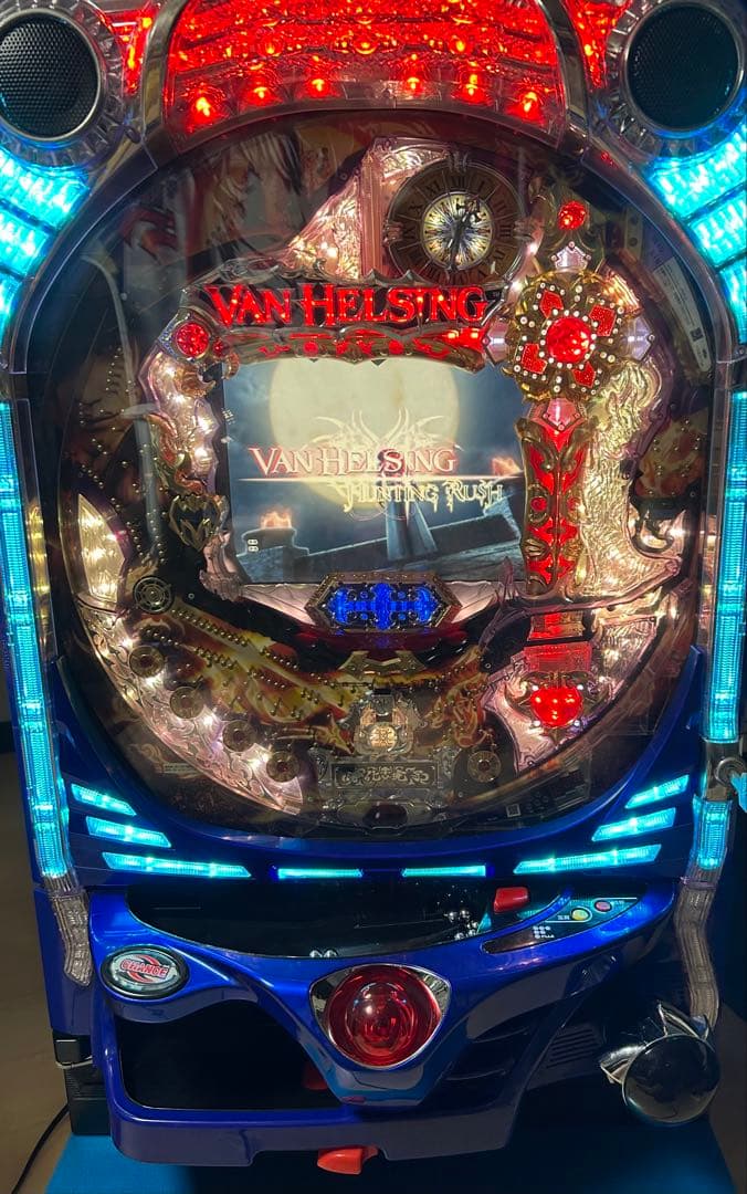 【循環式・キャスター付】CRヴァン・ヘルシングFPVZ レトロ パチンコ実機