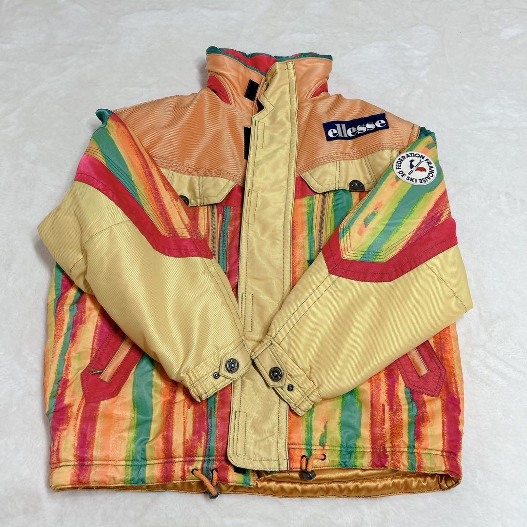 【美品】ellesse エレッセ 90s スキーウェア 上下セット ヴィンテージ