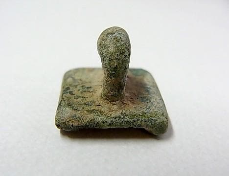 ★Q1323★古代品 （04）青銅　ブロンズ製　印章　オリエント出土