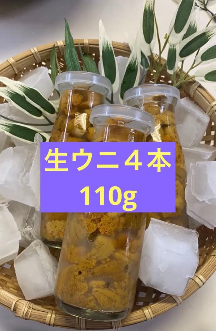 生ウニB品４本‼︎