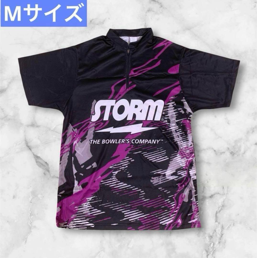 ストーム ボウリングウェア ブラックパープル　Mサイズ【美品】
