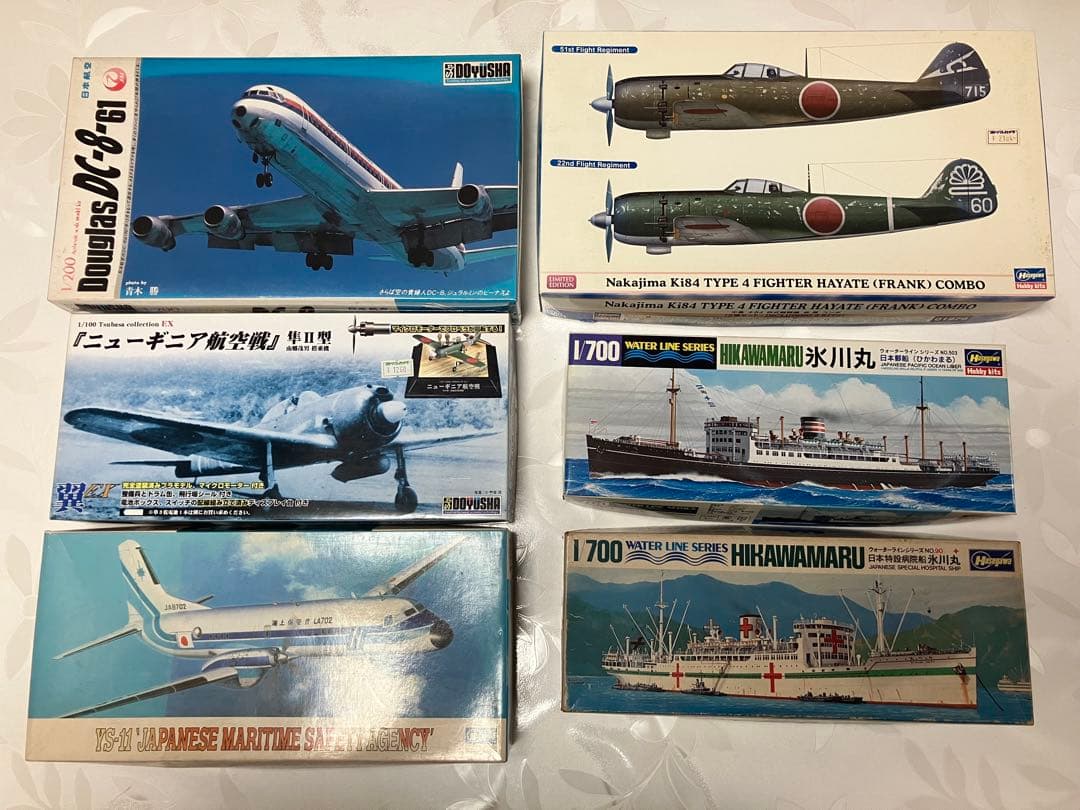 童友社・ハセガワ ビンテージ プラモデル 6点セット