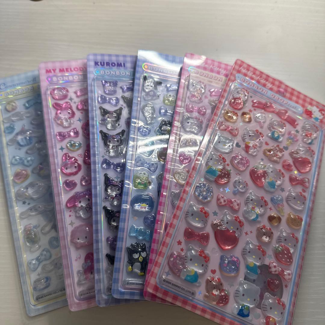 【正規品】ボンボンドロップシール サンリオ 第2弾