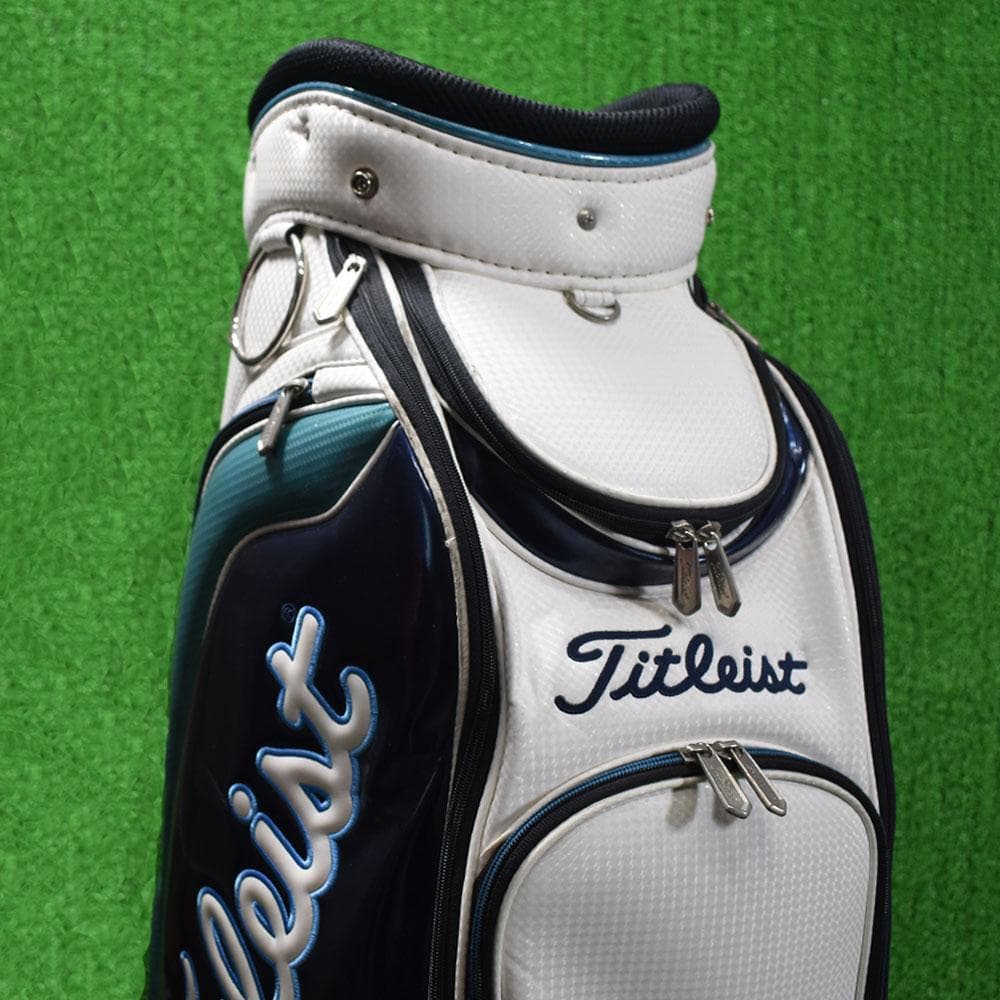 Titleist/タイトリスト キャディバッグ9.5型【ホワイト】美品！