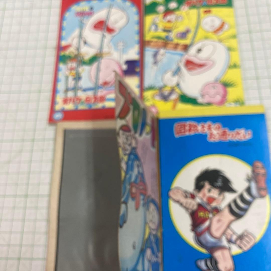 1970年代藤子不二雄のオバケのQ太郎のメモ帳２冊と面子ハットリくん国松5種類