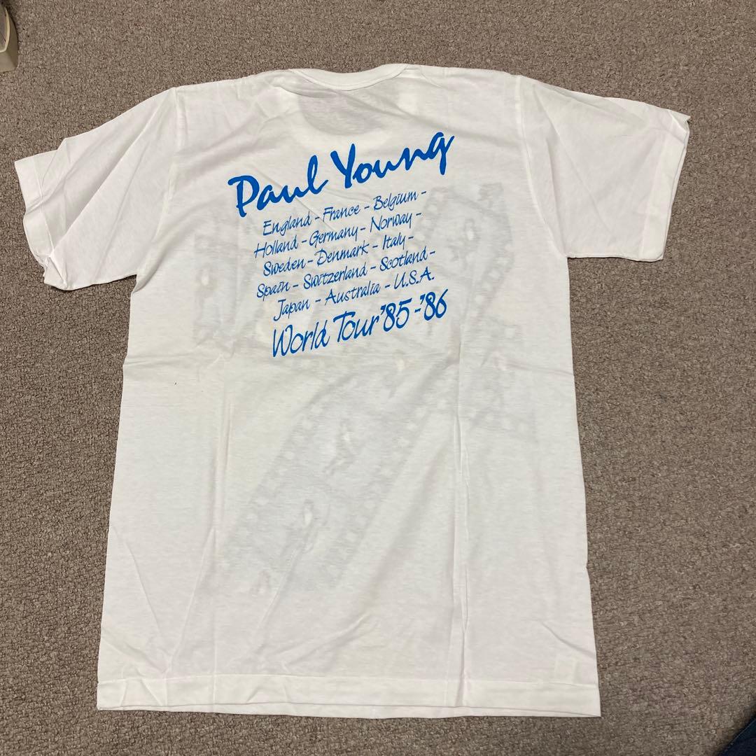 Paul Young ワールドツアー Tシャツ '85-'86