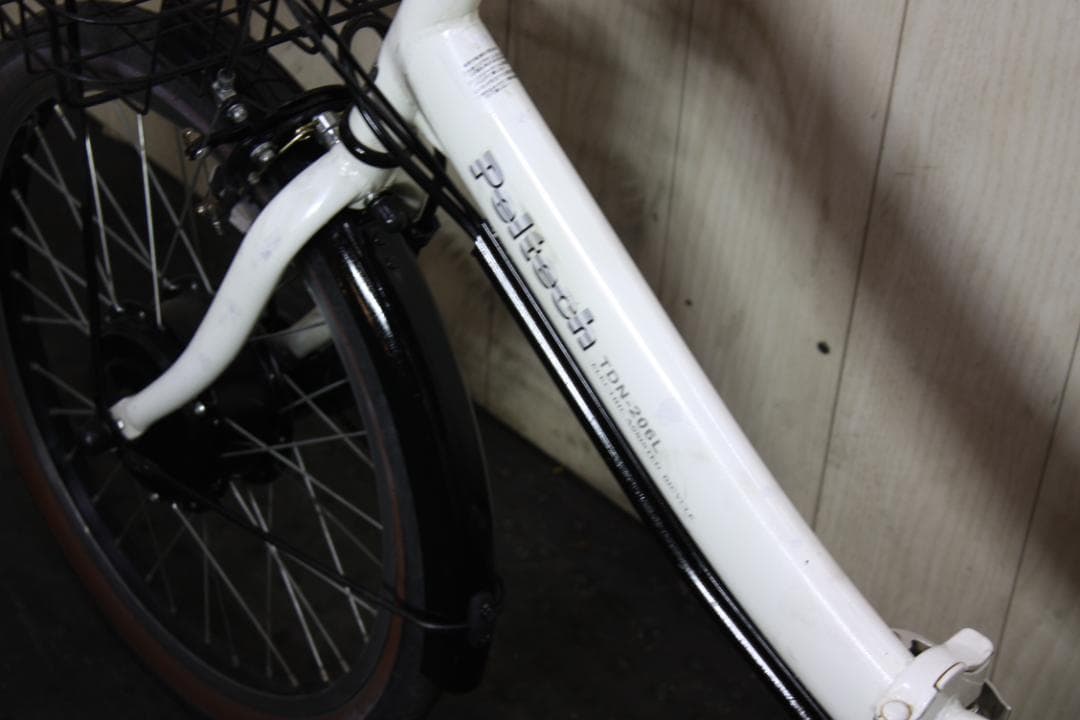 PELTECH ペルテック TDN-206 20型 6速 6AH折り畳み電動 白