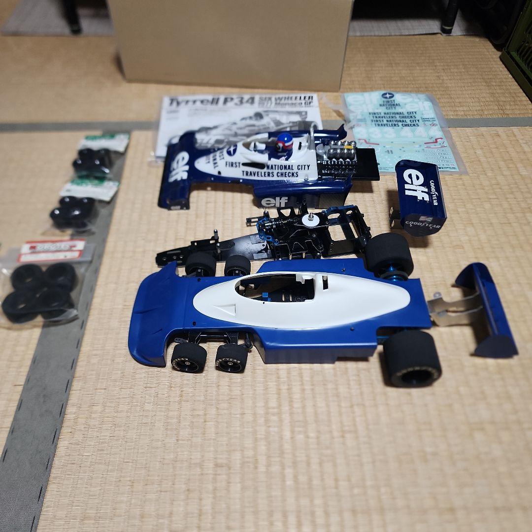 (ジャンク)タミヤTyrrell P34 ラジコンと改造シャーシ　NCNR