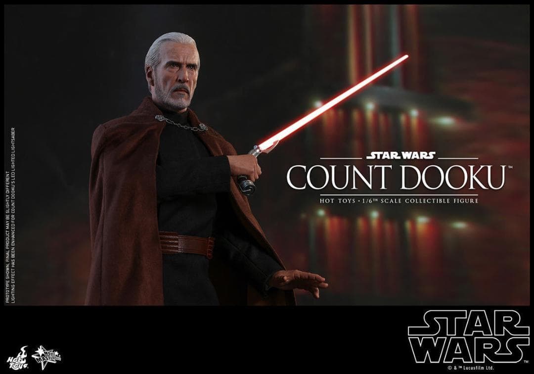 ホットトイズ1/6スター・ウォーズ クローンの攻撃 ドゥークー伯爵 MMS496